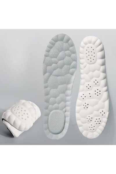 ASKIND Latex Sport Insoles for Men Women, Soft High Elasticity Insole Running...