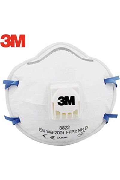 8822 Ffp2 Ventilli Solunum Koruyucu Maske-10 Adet
