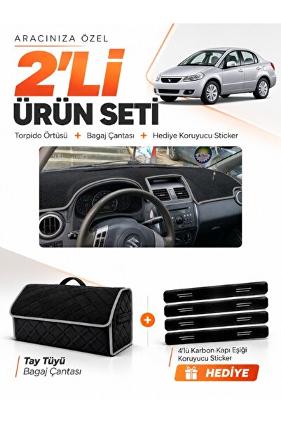 e-biz Suzuki Sx-4 (2006-2014) Compatible Dashboard Cover + Tay Feather Trunk ...