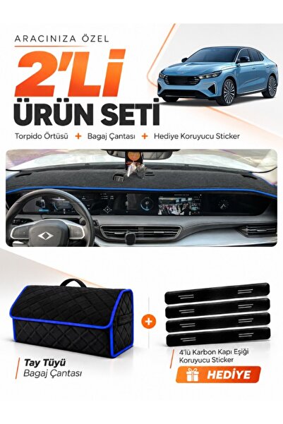 e-biz Togg T10F (2025 and Later) Compatible Torpedo Cover + Thai Feather Lugg...