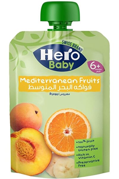 Hero Baby كيس فواكه البحر الأبيض المتوسط 100 جرام