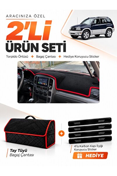 e-biz Suzuki Grand Vitara (2003-2006) Compatible Glove Box Cover + Thai Feath...