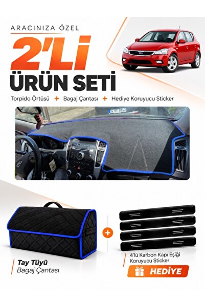 e-biz Kia Ceed (2006-2012) Compatible Torpedo Cover + Thai Feather Trunk Bag ...