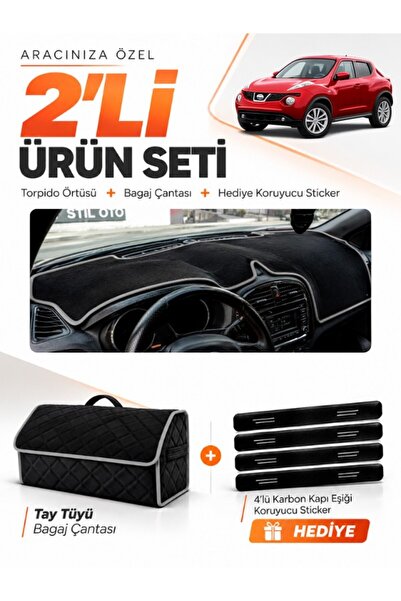 e-biz Nissan Juke (2010-2019) Compatible Glove Box Cover + Tay Feather Trunk ...