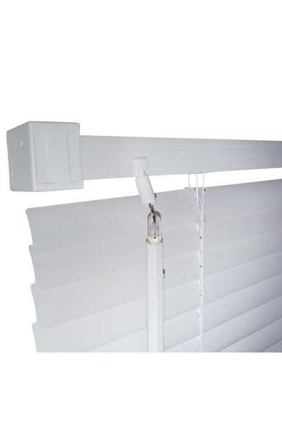 OEM Jaluzea orizontală de interior, PVC, 40x110 cm, Albă