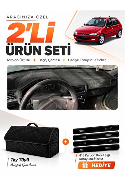 e-biz Peugeot 106 (1991-2003) Compatible Glove Box Cover + Tay Feather Trunk ...