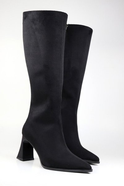 VARENZA WOMAN SHOES Suede Women's Thick-Heeled Boots