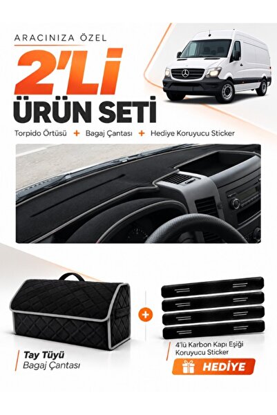 e-biz Mercedes Spri̇nter W906 (2006-2014) Compatible Glove Box Cover + Tay Tü...