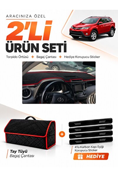 e-biz Toyota Rav4 (2013-2018) Compatible Dashboard Cover + Tay Feather Trunk ...