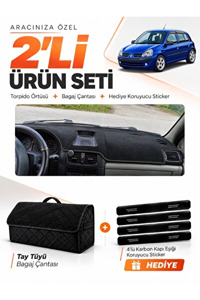 e-biz Renault Clio Symbol Airbag Compatible (2003-2006) Compatible Glove Box ...