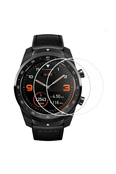 OEM Set of 2 tempered glass screen protectors for smartwatch, 2.5D, 9H, compa...