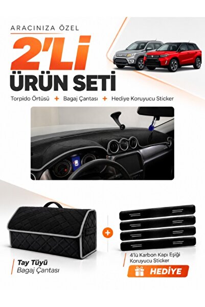 e-biz Suzuki Grand Vitara (2013-2025) Compatible Glove Box Cover + Tay Tüy Lu...