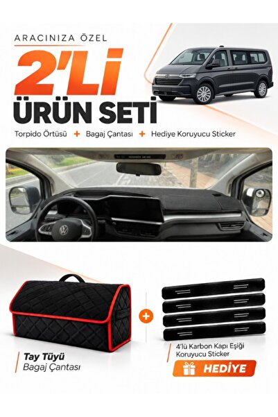 e-biz Volkswagen Transporter (2025-Later) Compatible Dashboard Cover + Tay Fe...