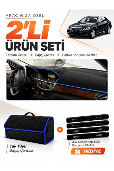 e-biz Mercedes W212 (2010-2013) Compatible Dashboard Cover + Tay Tüy Trunk Ba...