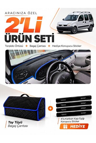 e-biz Renault Kangoo 2 Airbagged (2004-2008) Compatible Glove Box Cover + Tay...