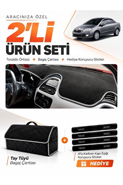 e-biz Fiat Linea Urban (2015-2021) Compatible Dashboard Cover + Thai Feather ...