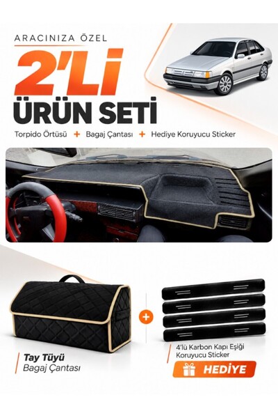e-biz Fiat Tempra (1992-1997) Analog Console Compatible Dashboard Cover + Tay...