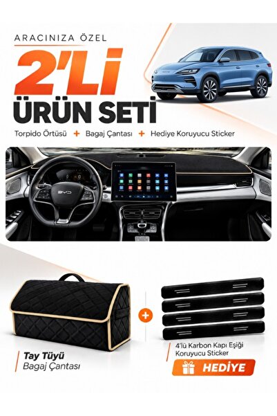 e-biz Byd Seal U Dm (2024-Later) Compatible Torpedo Cover + Thai Feather Lugg...