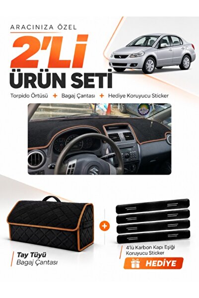 e-biz Suzuki Sx-4 (2006-2014) Compatible Dashboard Cover + Tay Feather Trunk ...