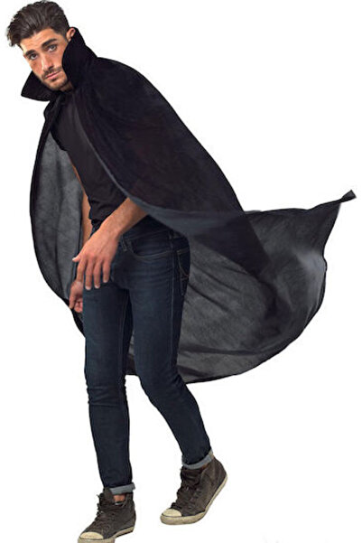Fun Fashion Καρναβαλική Κάπα Μαύρη 1 τεμάχιο