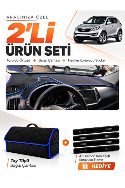 e-biz Kia Sportage (2010-2016) Compatible Torpedo Cover + Thai Feather Trunk ...