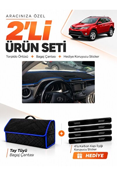 e-biz Toyota Rav4 (2013-2018) Compatible Dashboard Cover + Tay Feather Trunk ...