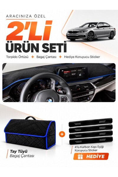 e-biz Bmw G30 G31 G38 (2017-2023) Compatible Glove Box Cover + Thai Feather L...