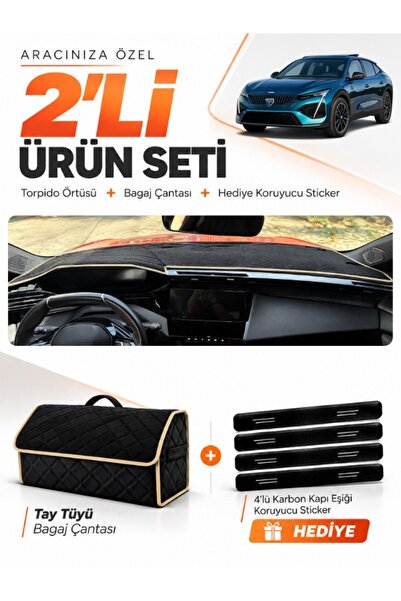e-biz Peugeot 408 (2022-2026) Compatible Dashboard Cover + Thai Feather Trunk...