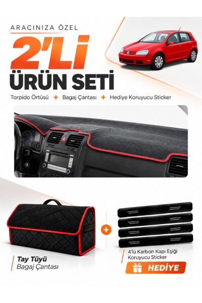 e-biz Volkswagen Golf 5 (2003-2009) Compatible Glove Box Cover + Tay Feather ...