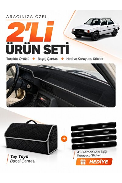 e-biz Renault 9 Spri̇ng (1991-1996) Compatible Torpedo Cover + Tay Feather Lu...
