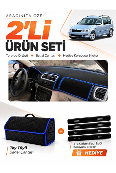 e-biz Skoda Roomstar (2006-2015) Compatible Dashboard Cover + Thai Feather Tr...