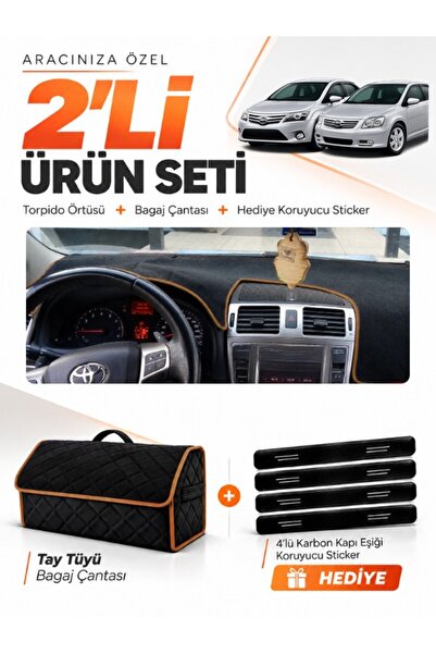e-biz Toyota Avensis T270 (2009-2015) Compatible Glove Box Cover + Tay Tüy Lu...