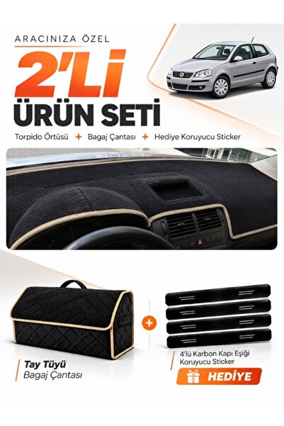 e-biz Volkswagen Polo Poled (2001-2009) Compatible Glove Box Cover + Thai Fea...