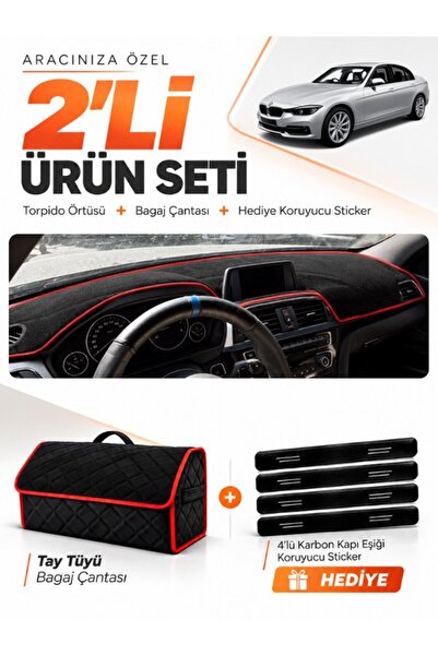 e-biz Bmw F30 (2010-2018) Compatible Dashboard Cover + Thai Feather Trunk Bag...