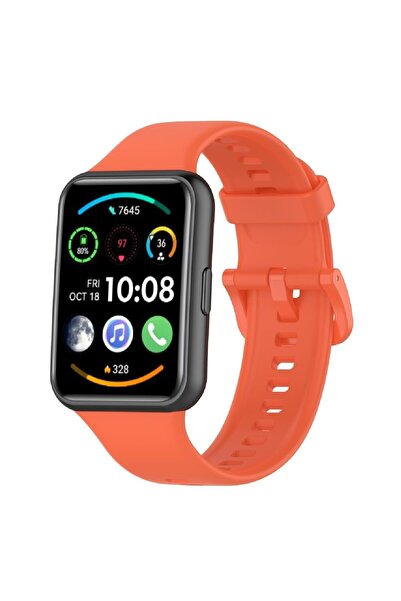 OEM MULLER Silicone Strap, compatible with Huawei Watch FIT2, Orange