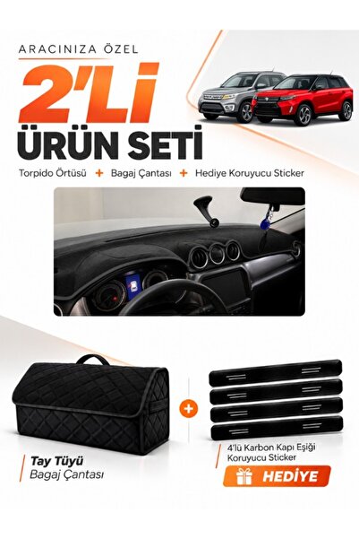 e-biz Suzuki Grand Vitara (2013-2025) Compatible Glove Box Cover + Tay Tüy Lu...