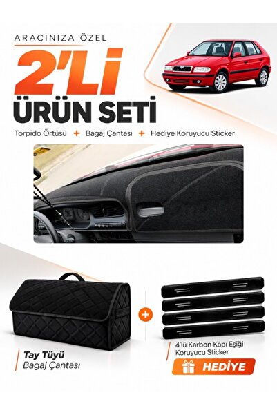 e-biz Skoda Felicia (1994-2001) Compatible Dashboard Cover + Tay Feather Trun...