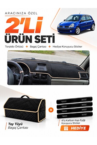 e-biz Renault Clio Symbol Airbag Compatible (2003-2006) Compatible Glove Box ...