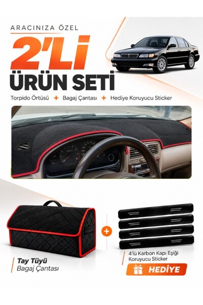 e-biz Infiniti İ30 (1995-2000) Compatible Glove Box Cover + Thai Feather Lugg...