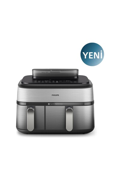 Philips NA555/00 5000 Serisi Çift Hazneli Airfryer 9 Lt Fritöz