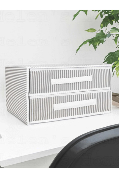 2 Katlı Dolap Içi Düzenleyici Çekmece Organizer Takı Iç Çamaşırı Sütyen Saklama Kutusu Organizer