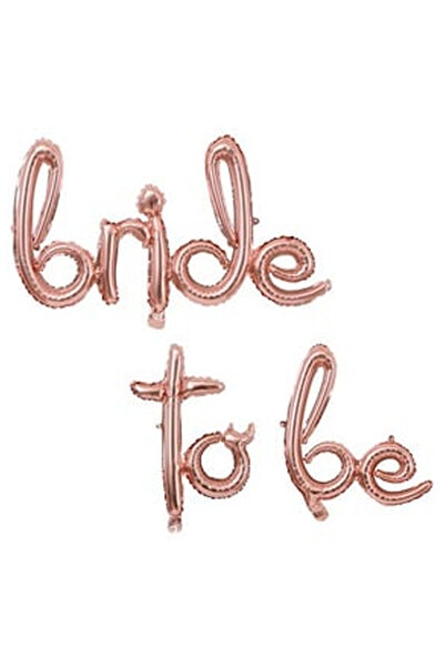 OEM Μπαλόνια "Bride Be" από ροζ foil για πάρτι Bachelorette