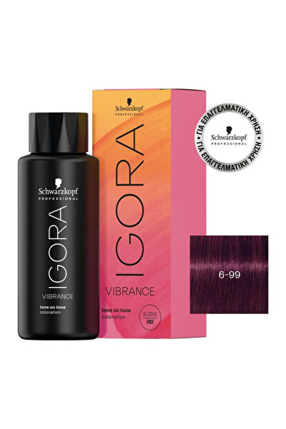 Schwarzkopf Igora Vibrance 6-99 Ξανθό Σκούρο Έντονο Βιολέ 60ml