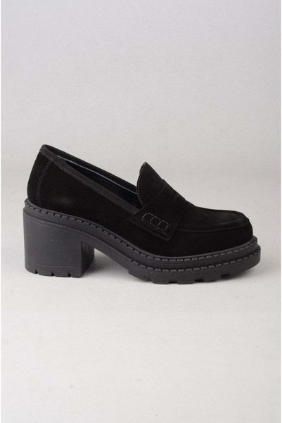SEÇ KUNDURA Seç v2752 genuine leather women's heel loafer (heel height: 7 cm)...