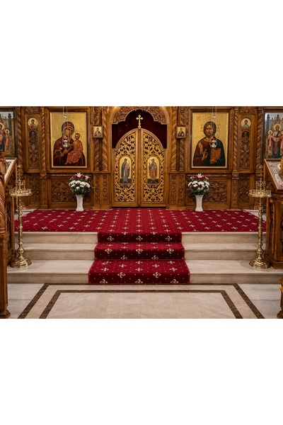 Talis Χαλί εκκλησίας, Λότος, Γκρένα, 100x800 εκ., Δέλτα 15066