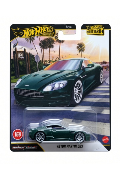 HOT WHEELS Premium Boulevard Aston Martin Dbs 1:64 Real Riders Metal/Metal Jhw36