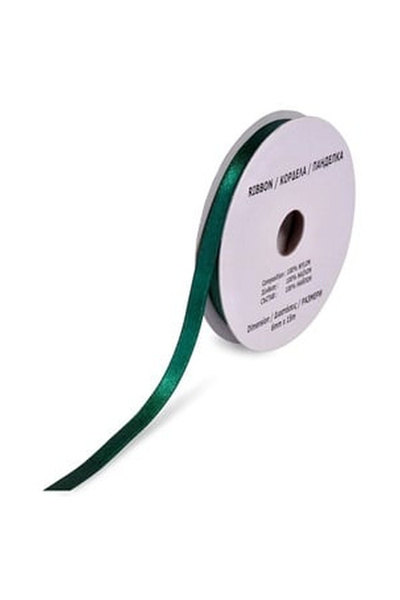 OEM Panglica Satinata Verde 10m x 6mm