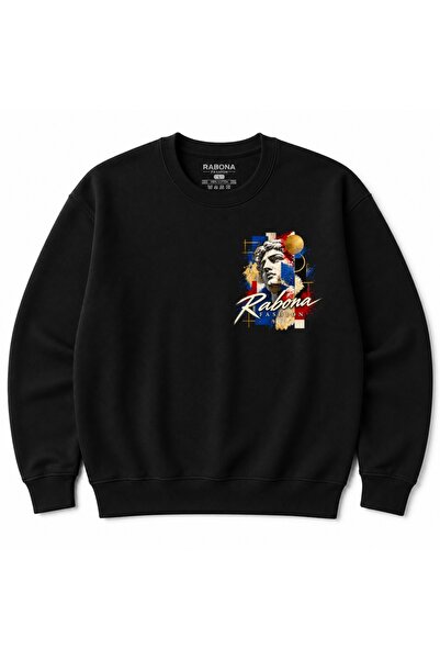 Rabona Fashion Hanorac Rabona cu imprimeu grafic Artă Urbană Clasică Muză