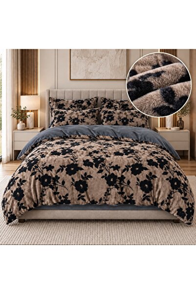 Frasin Select Lenjerie de pat Cocolino 6 piese cu elastic, Pluș cu fir lung (...