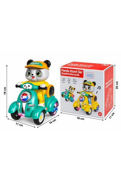 Generic Brand Interactive Panda Scooter for Children with Light, Sound and Mo...